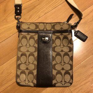 Coach Kitt Messenger Crossbody In Signature Jacqua
